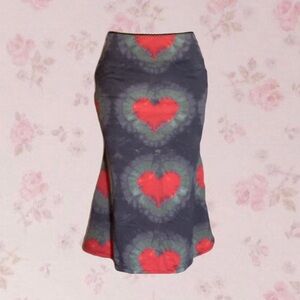 Viral Omighty Tie Dye Midi Skirt